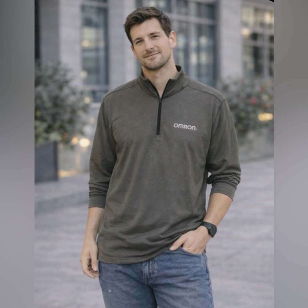 The north face casual men’s Omron gray sweater